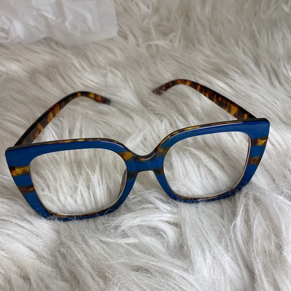 Vintage Anti Blue Light Optical Cat Eye Sexy Ladies Glasses Women Luxury Brand - Picture 3 of 6